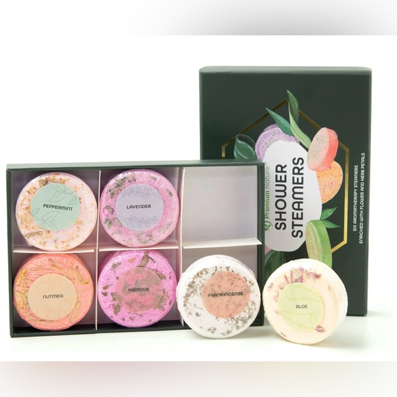 Other - Aromatherapy Shower Steamers 6 Pack - Assorted Scents & Colors